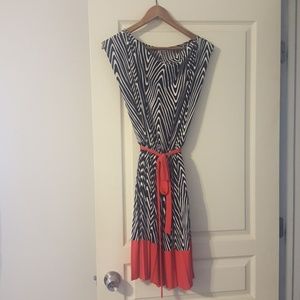 Small dress black and pink